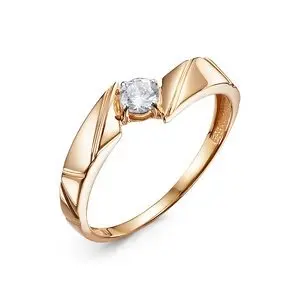 Кольцо декоративное из красного золота