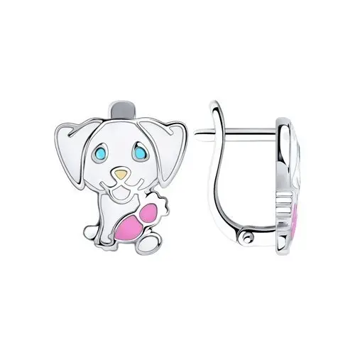 Серьги детские из серебра