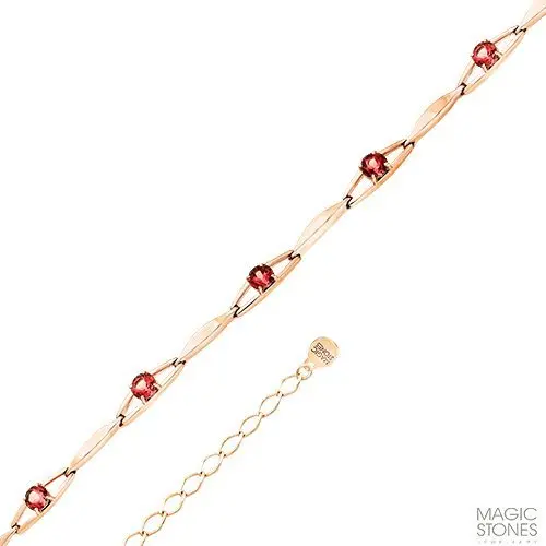 Браслет декоративный из красного золота