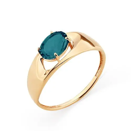 Кольцо декоративное из красного золота