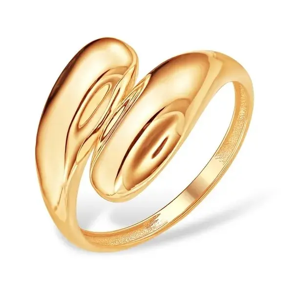 Кольцо декоративное из красного золота