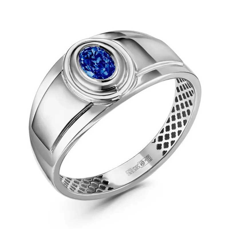 Печатка из белого золота