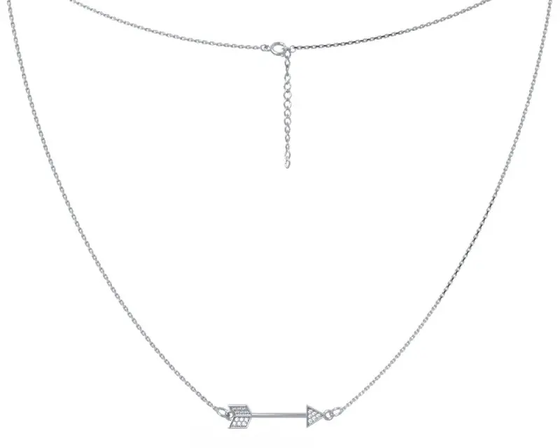 Цепь колье из серебра