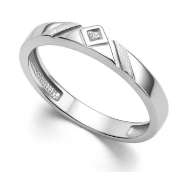 Кольцо декоративное из серебра