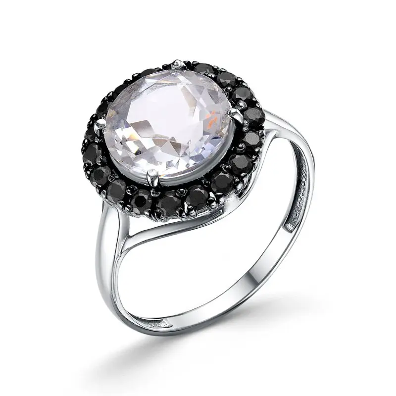 Кольцо декоративное из серебра