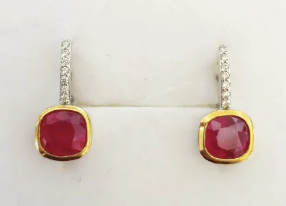 Серьги с английским замком из серебра