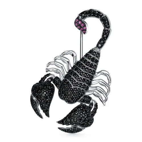 Брошь из серебра