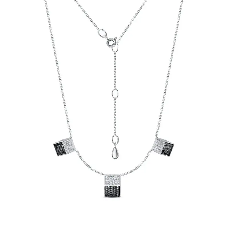 Цепь колье из серебра