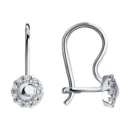 Серьги детские из серебра