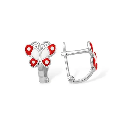Серьги детские из серебра