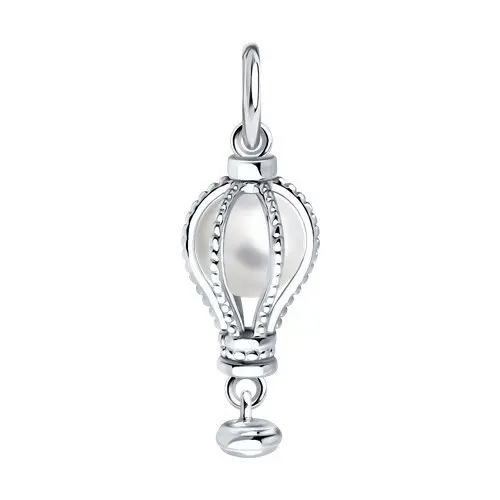 Подвеска декоративная из серебра