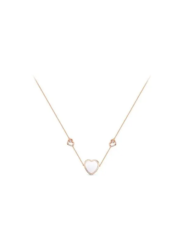 Цепь колье из красного золота