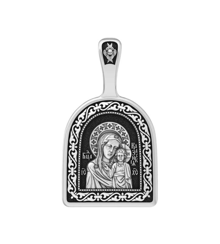 Подвеска икона из серебра