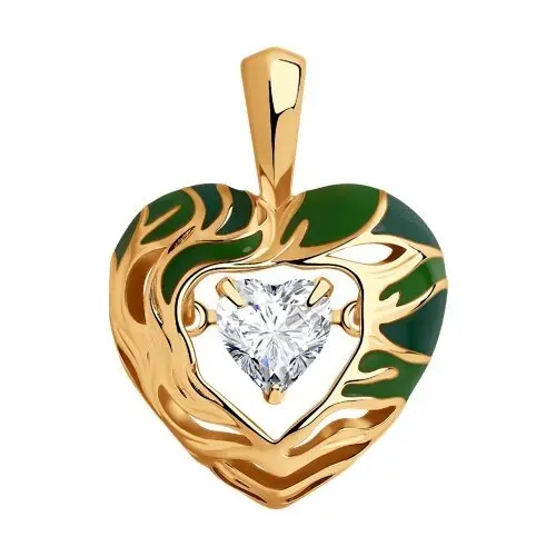 Подвеска декоративная из серебра