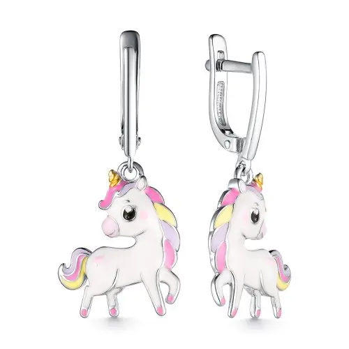 Серьги детские из серебра
