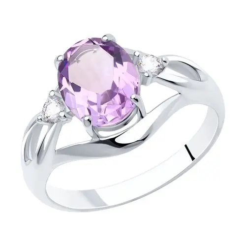 Кольцо декоративное из серебра