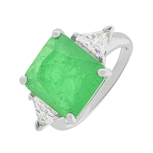 Кольцо декоративное из серебра