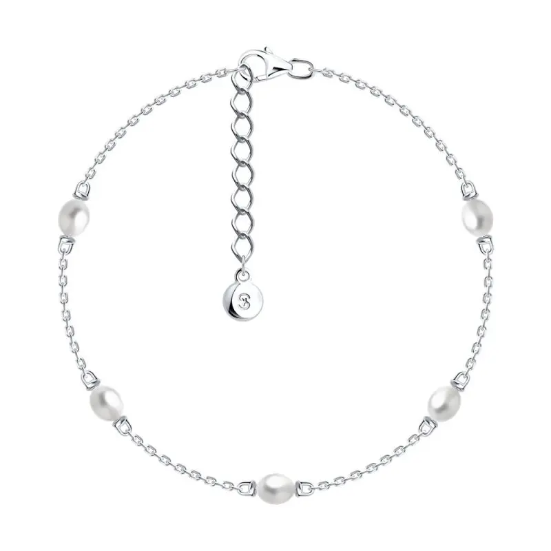 Браслет декоративный из серебра