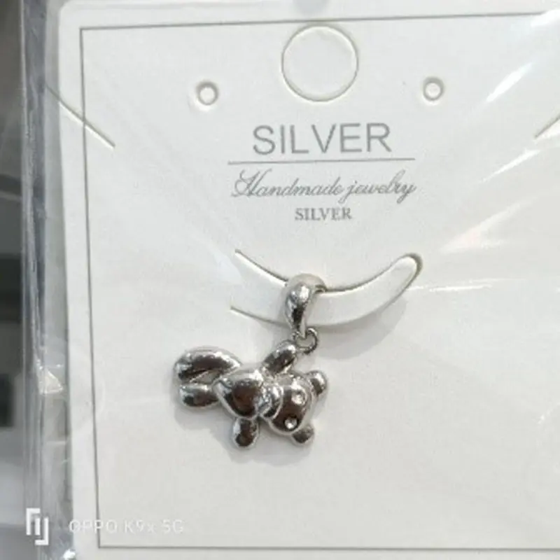 Подвеска декоративная из серебра