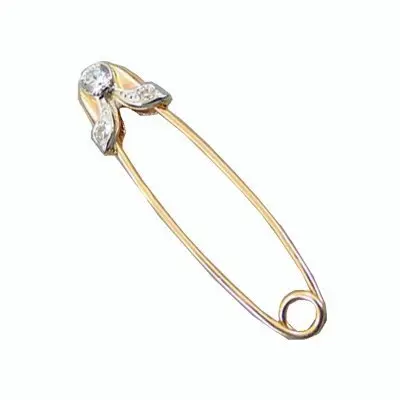 Булавка из красного золота