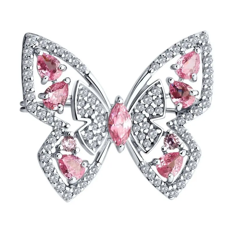 Брошь из серебра