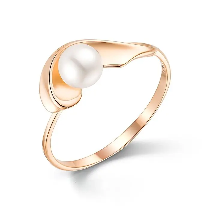 Кольцо декоративное из красного золота