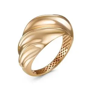 Кольцо декоративное из красного золота