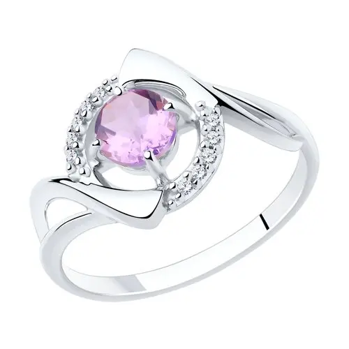 Кольцо декоративное из серебра