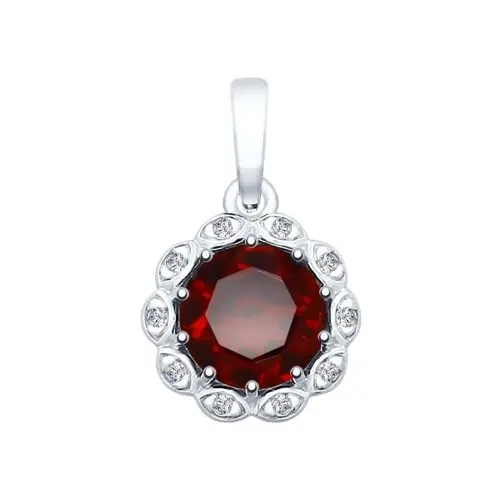 Подвеска декоративная из серебра