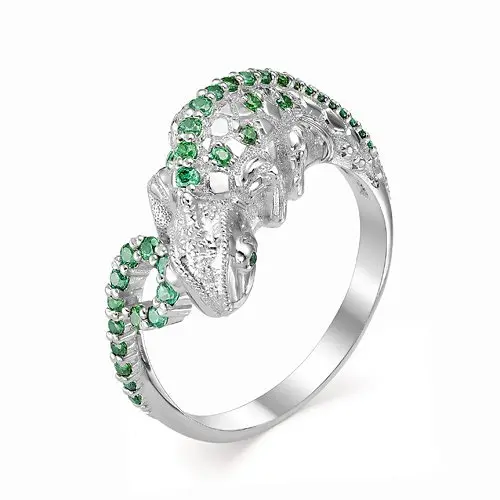 Кольцо декоративное из серебра