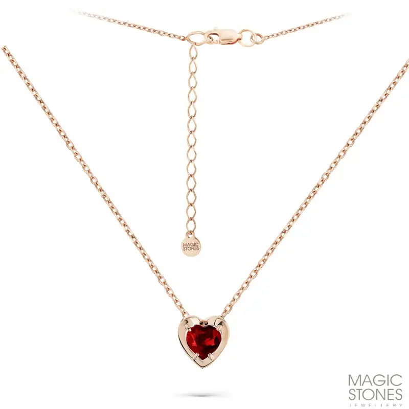 Цепь колье из красного золота