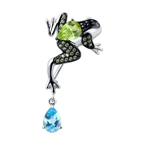 Брошь из серебра