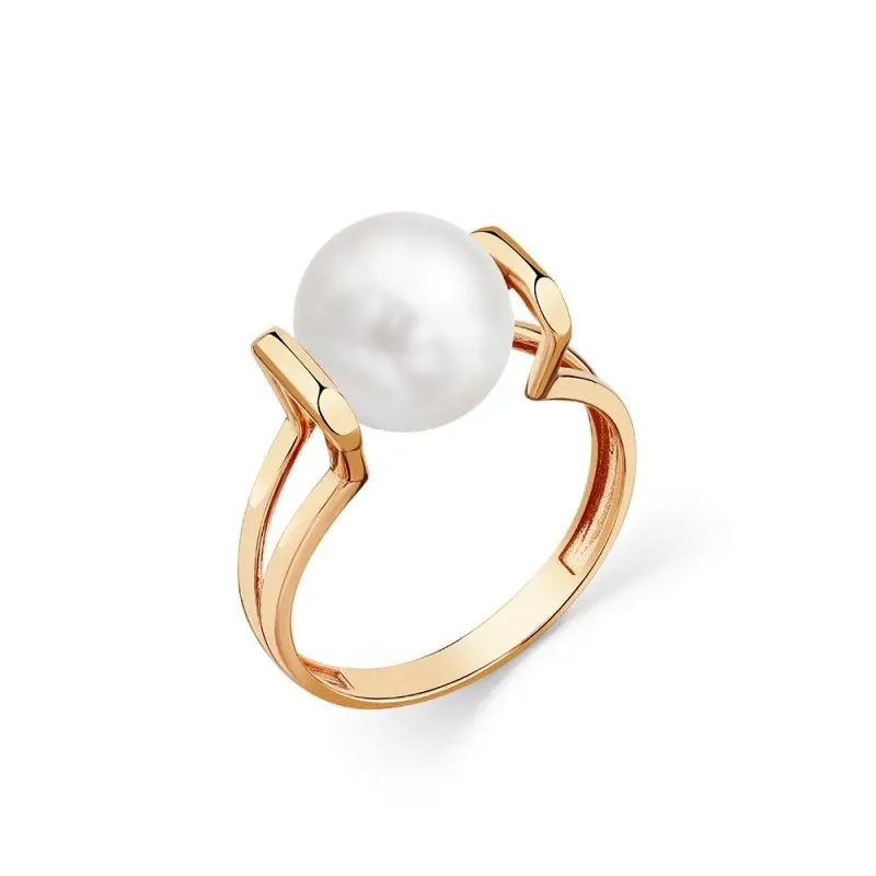 Кольцо декоративное из красного золота