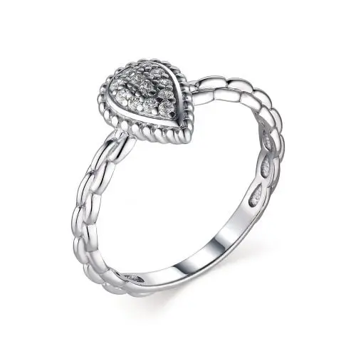 Кольцо декоративное из серебра