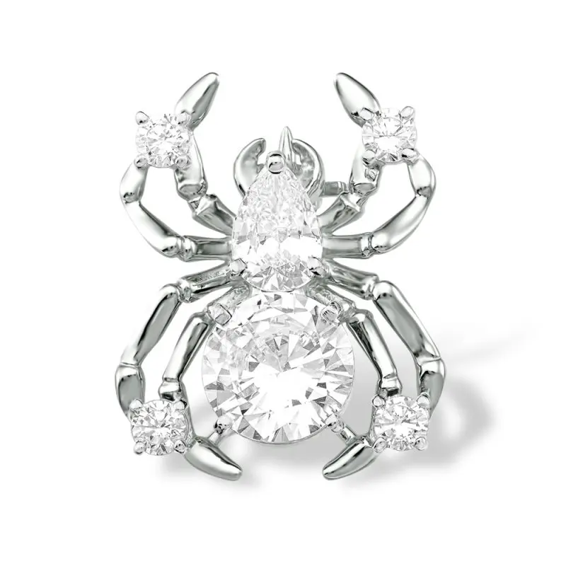 Брошь из серебра