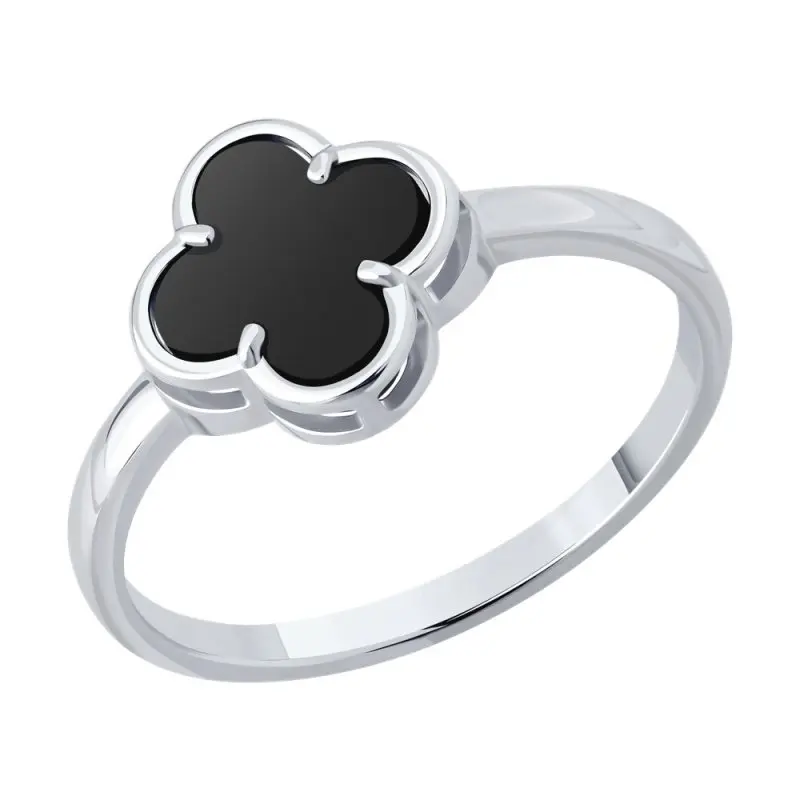 Кольцо декоративное из серебра