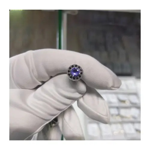 Серьги пуссеты из серебра
