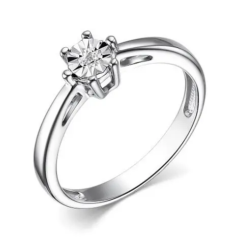 Кольцо декоративное из серебра