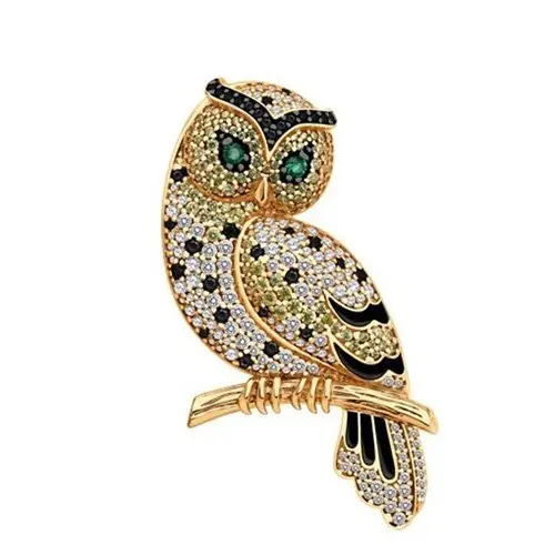 Брошь из позолоты