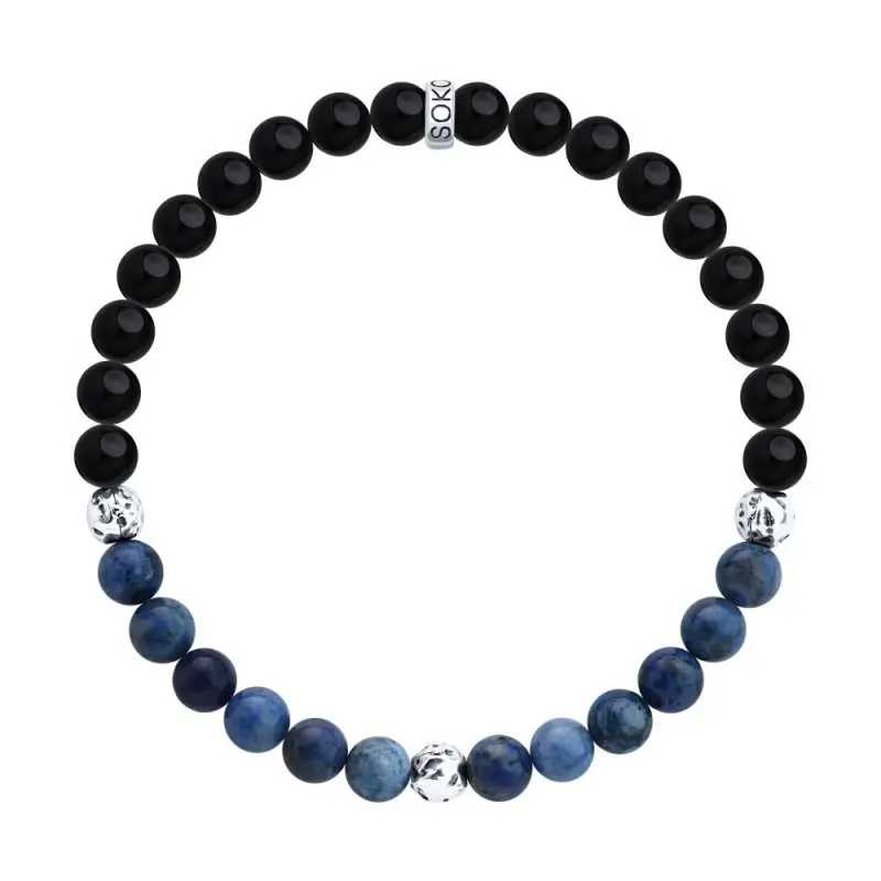 Браслет декоративный из серебра