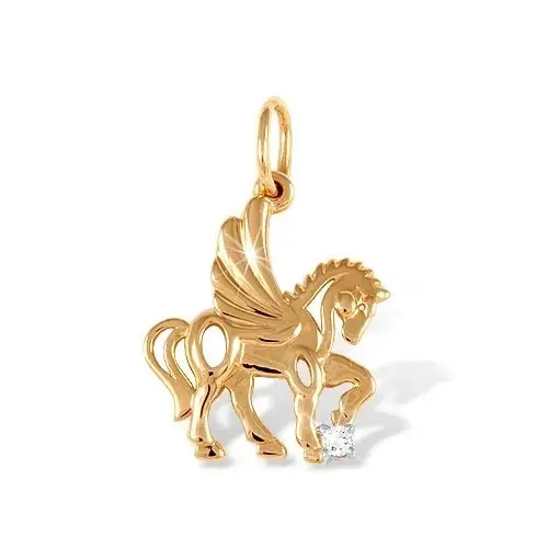 Подвеска декоративная из красного золота