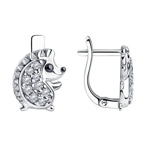 Серьги детские из серебра