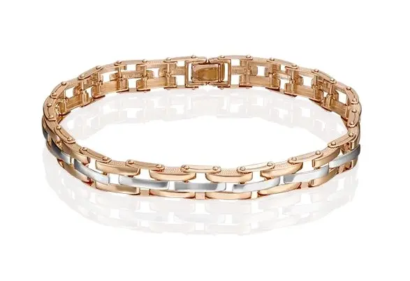 Браслет декоративный из комбинированного золота