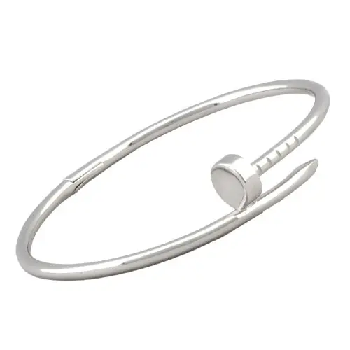 Браслет жесткий из серебра