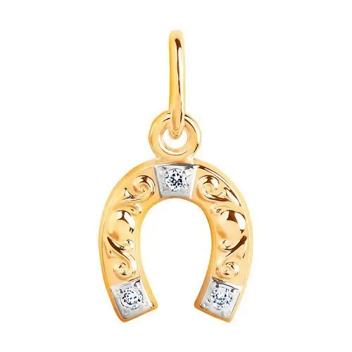 Подвеска декоративная из красного золота вид 1