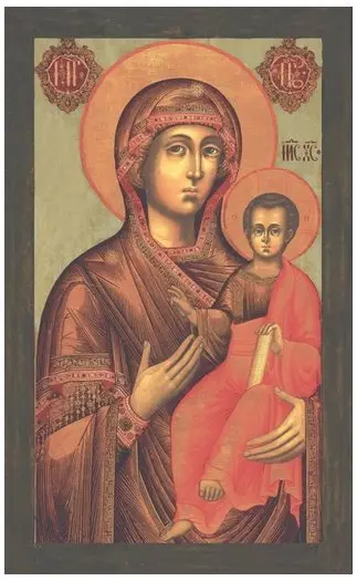 Икона БМ Одигитрия Смоленская 165*100 мм 280205