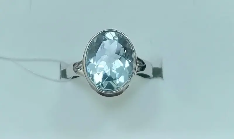 Кольцо декоративное из серебра