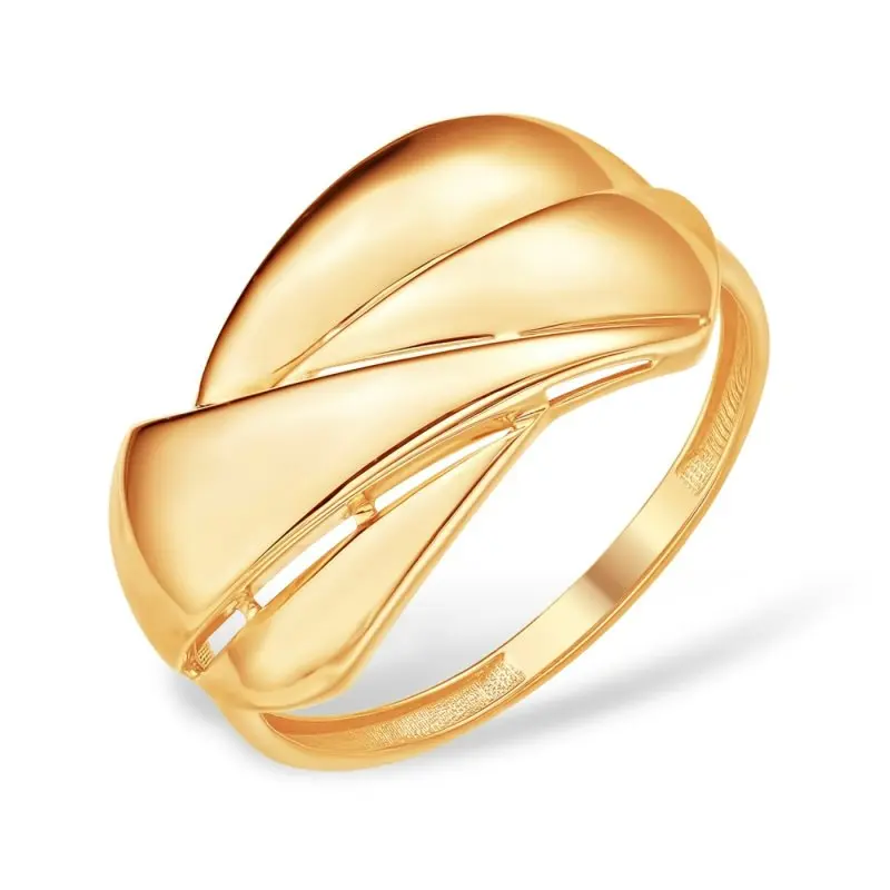 Кольцо декоративное из красного золота