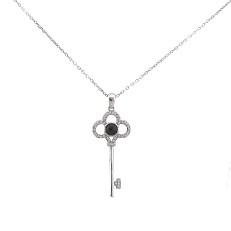 Цепь колье из серебра