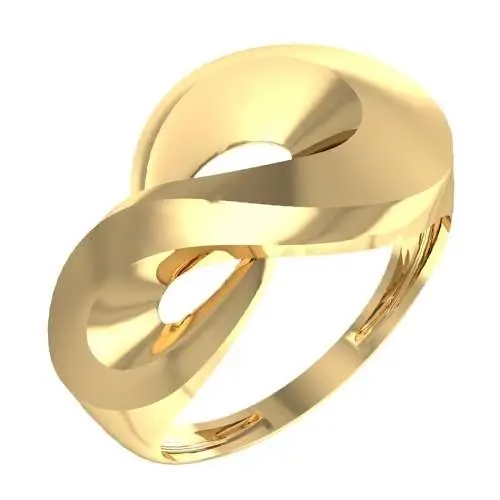 Кольцо декоративное из красного золота